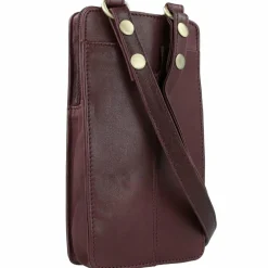 Greenland Nature Handytaschen<Nature Soft Handytasche Geldbörse Leder 11 cm bordeaux