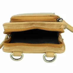 Greenland Nature Nature Soft Handytasche Geldbörse Leder 11 cm safran