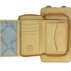 Greenland Nature Nature Soft Handytasche Geldbörse Leder 11 cm safran