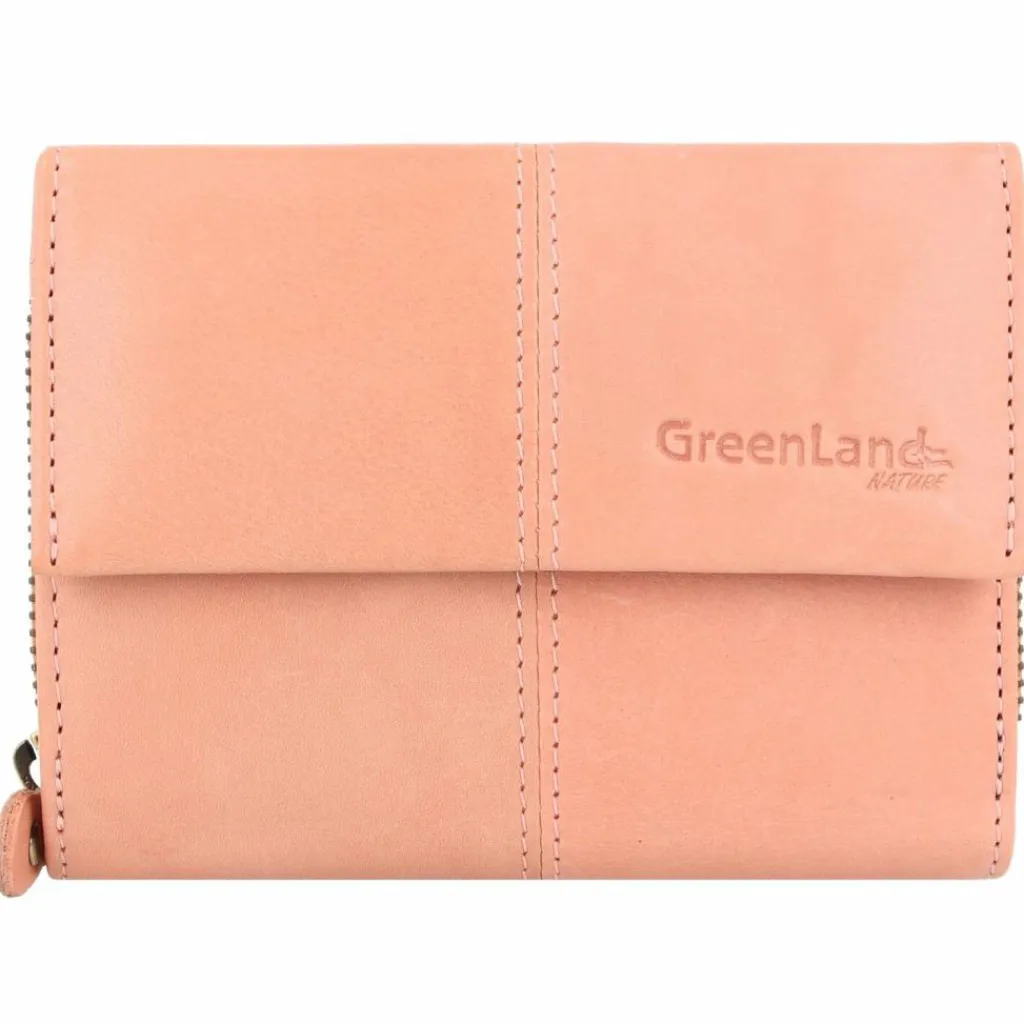 Greenland Nature Damengeldbörsen Querformat<Nature Soft Geldbörse RFID Leder 13 cm flamingo