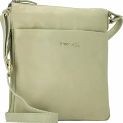 Greenland Nature Umhängetaschen<Nature Umhängetasche Leder 28 cm pistazie