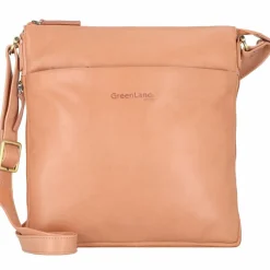 Best Greenland Nature Nature Umhängetasche Leder 28 cm flamingo