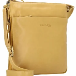 Hot Greenland Nature Nature Umhängetasche Leder 28 cm safran