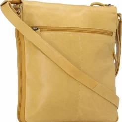 Hot Greenland Nature Nature Umhängetasche Leder 28 cm safran