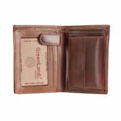 Discount Greenland Nature Rubin Geldbörse Leder 9,5 cm braun