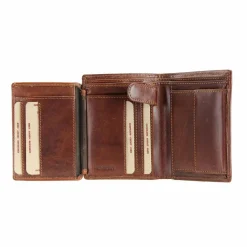 Discount Greenland Nature Rubin Geldbörse Leder 9,5 cm braun