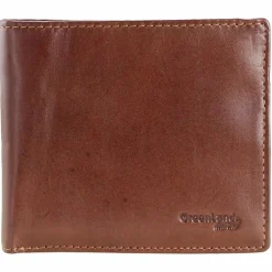Herren Greenland Nature Rubin Geldbörse Leder 12,5 cm