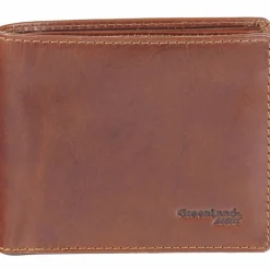 Damen Greenland Nature Rubin Geldbörse Leder 11,5 cm