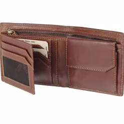 Damen Greenland Nature Rubin Geldbörse Leder 11,5 cm