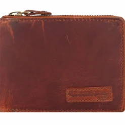 Greenland Nature Herrengeldbörsen Querformat<Soft & Safe Geldbörse RFID Leder 12 cm braun