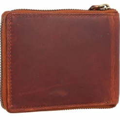 Greenland Nature Herrengeldbörsen Querformat<Soft & Safe Geldbörse RFID Leder 12 cm braun