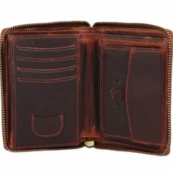 Online Greenland Nature Soft & Safe Geldbörse RFID Leder 9 cm braun