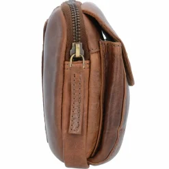 Greenland Nature Gürteltaschen<Soft & Safe Gürteltasche RFID Leder 18 cm braun