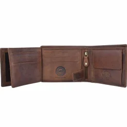 Herren Greenland Nature Soft & Safe Geldbörse RFID Leder 12 cm