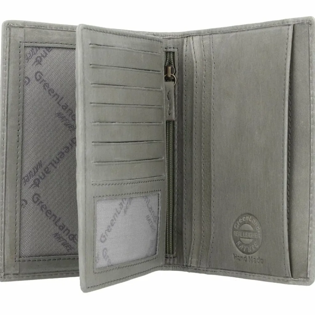 Greenland Nature Ausweisetuis<Soft Colour Reisepassetui RFID Leder 12 cm aqua