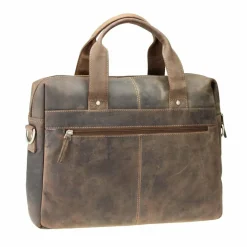 Greenland Nature Aktentaschen<Aktentasche Leder 39 cm stone