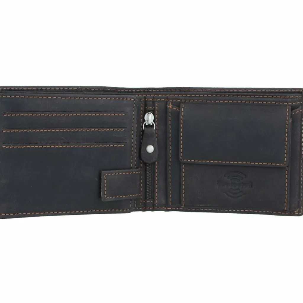 Herren Greenland Nature Westcoast Geldbörse Leder 11 cm