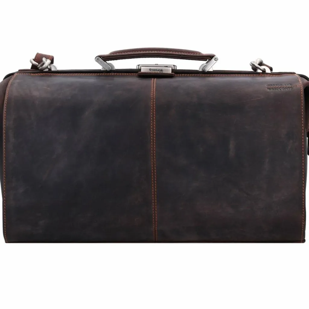 Greenland Nature Doktorkoffer<Westcoast Doktorkoffer Leder 40 cm dunkelbraun