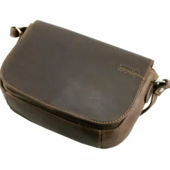 Greenland Nature Westcoast Umhängetasche Leder 24 cm sattelbraun