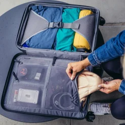 Gregory Quadro Pro 4 Rollen Kabinentrolley 55 cm mit Dehnfalte