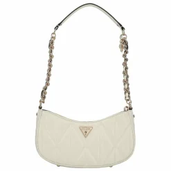 Clearance Guess Aldina Schultertasche 24 cm off white