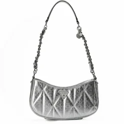 Guess Henkeltaschen|Schultertaschen<Aldina Schultertasche 24 cm silver