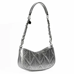 Guess Henkeltaschen|Schultertaschen<Aldina Schultertasche 24 cm silver