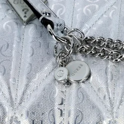 Sale Guess Aldina Umhängetasche 19 cm silver