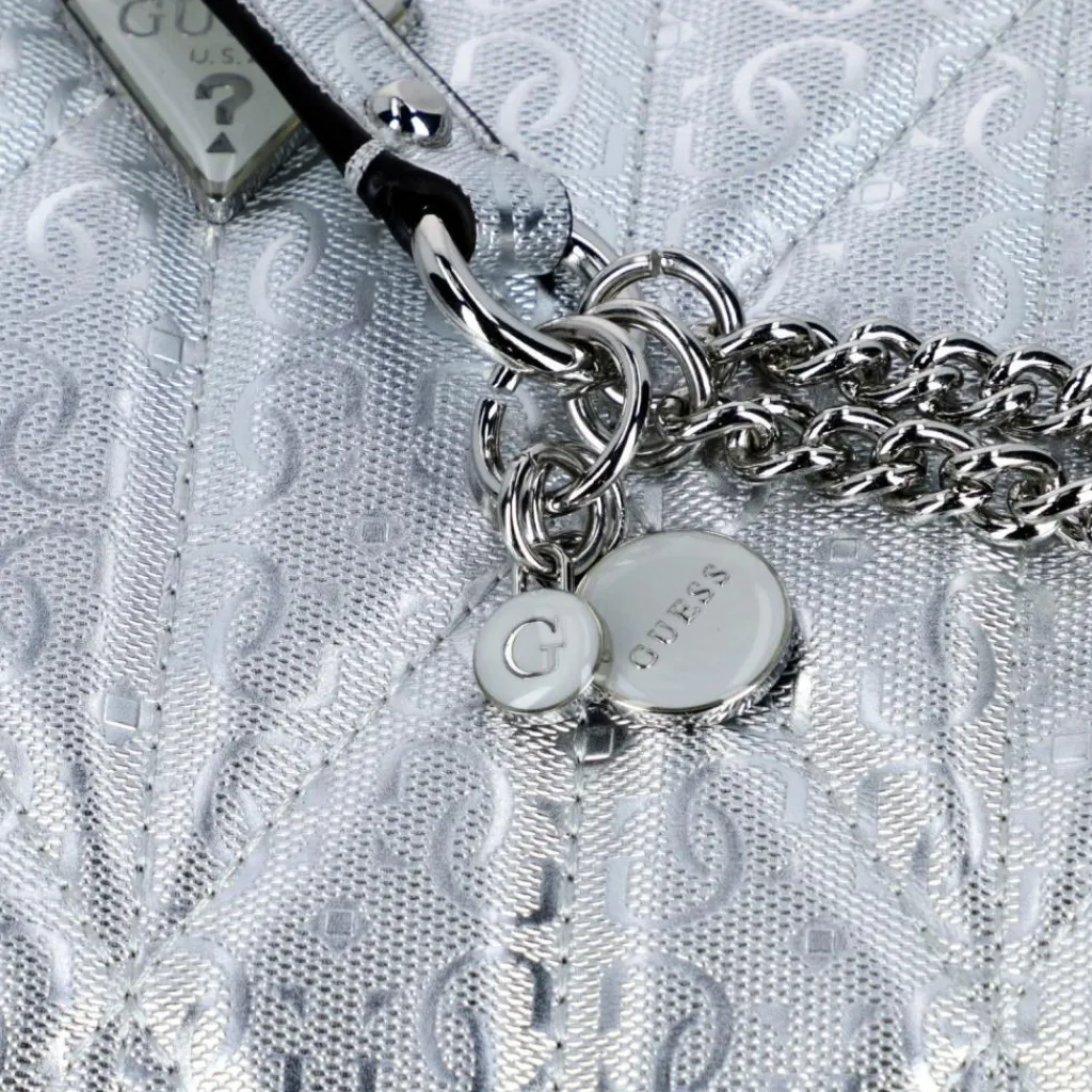 Sale Guess Aldina Umhängetasche 19 cm silver