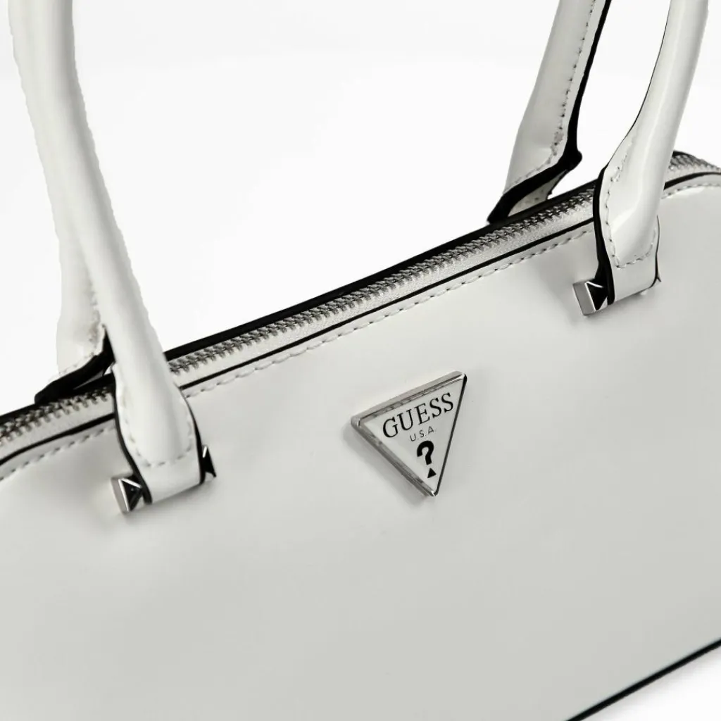 Sale Guess Arnela Schultertasche 30 cm white