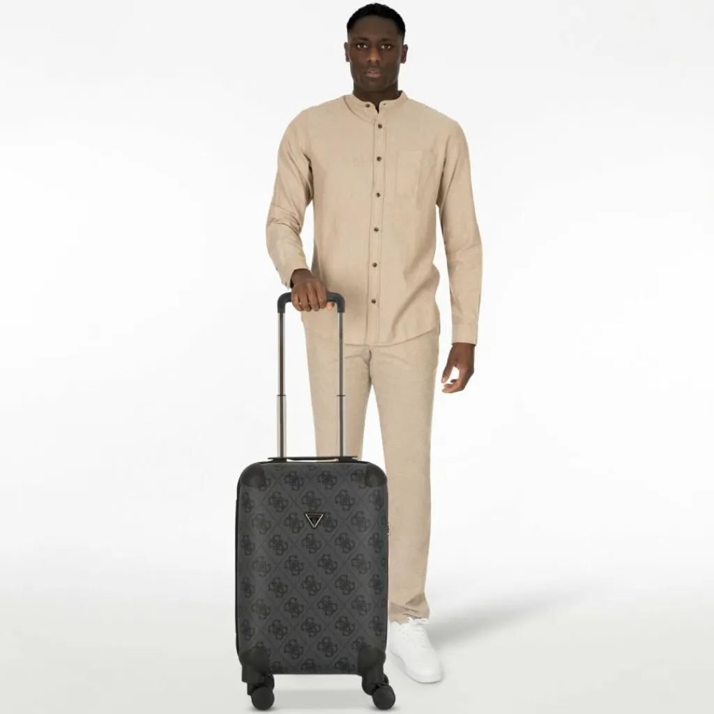 Best Guess Berta 4 Rollen Kabinentrolley 53 cm coal logo