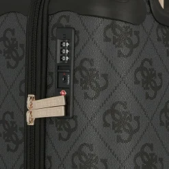 Best Guess Berta 4 Rollen Kabinentrolley 53 cm coal logo