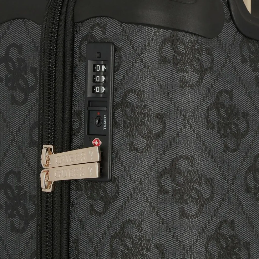 Best Guess Berta 4 Rollen Kabinentrolley 53 cm coal logo