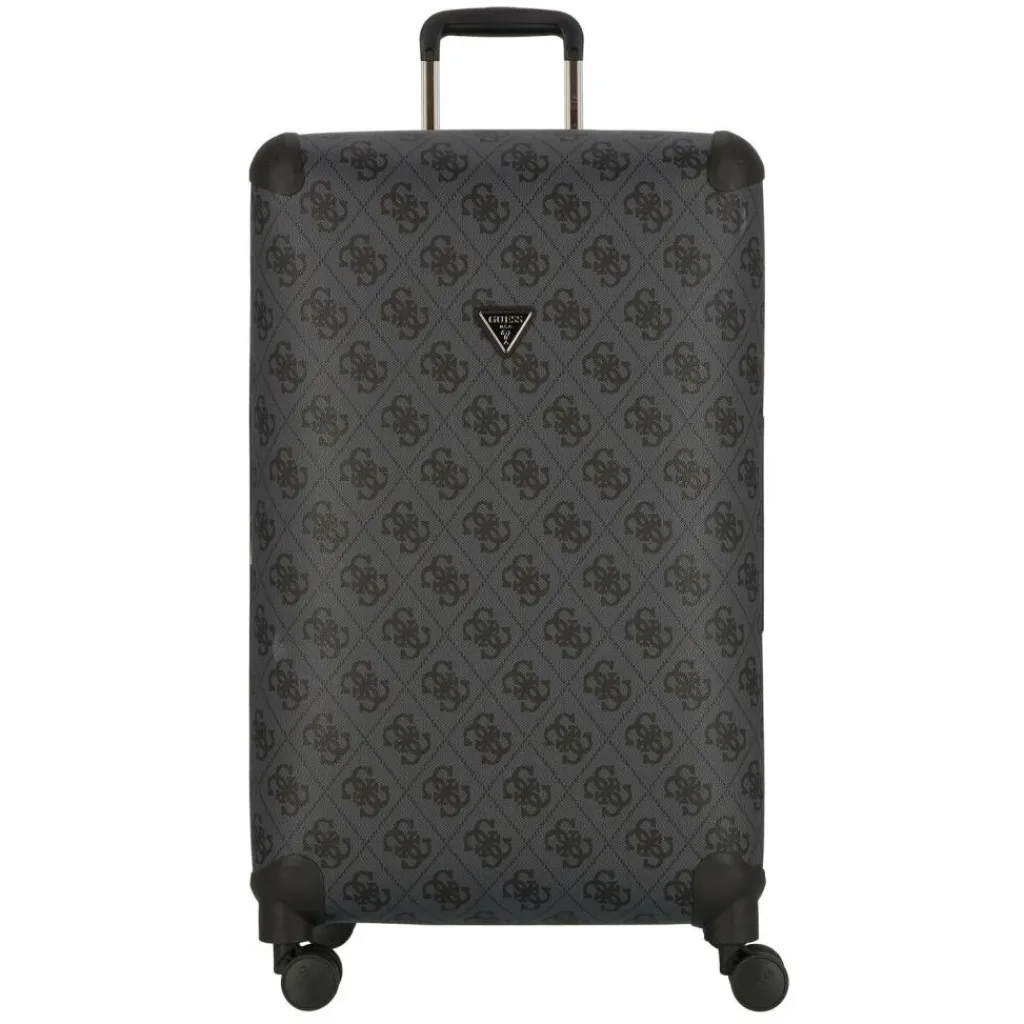 Sale Guess Berta 4 Rollen Trolley 77 cm mit Dehnfalte coal logo