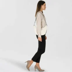 New Guess Calebra Schultertasche 24 cm off white