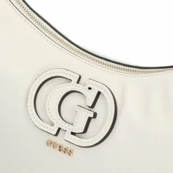 New Guess Calebra Schultertasche 24 cm off white