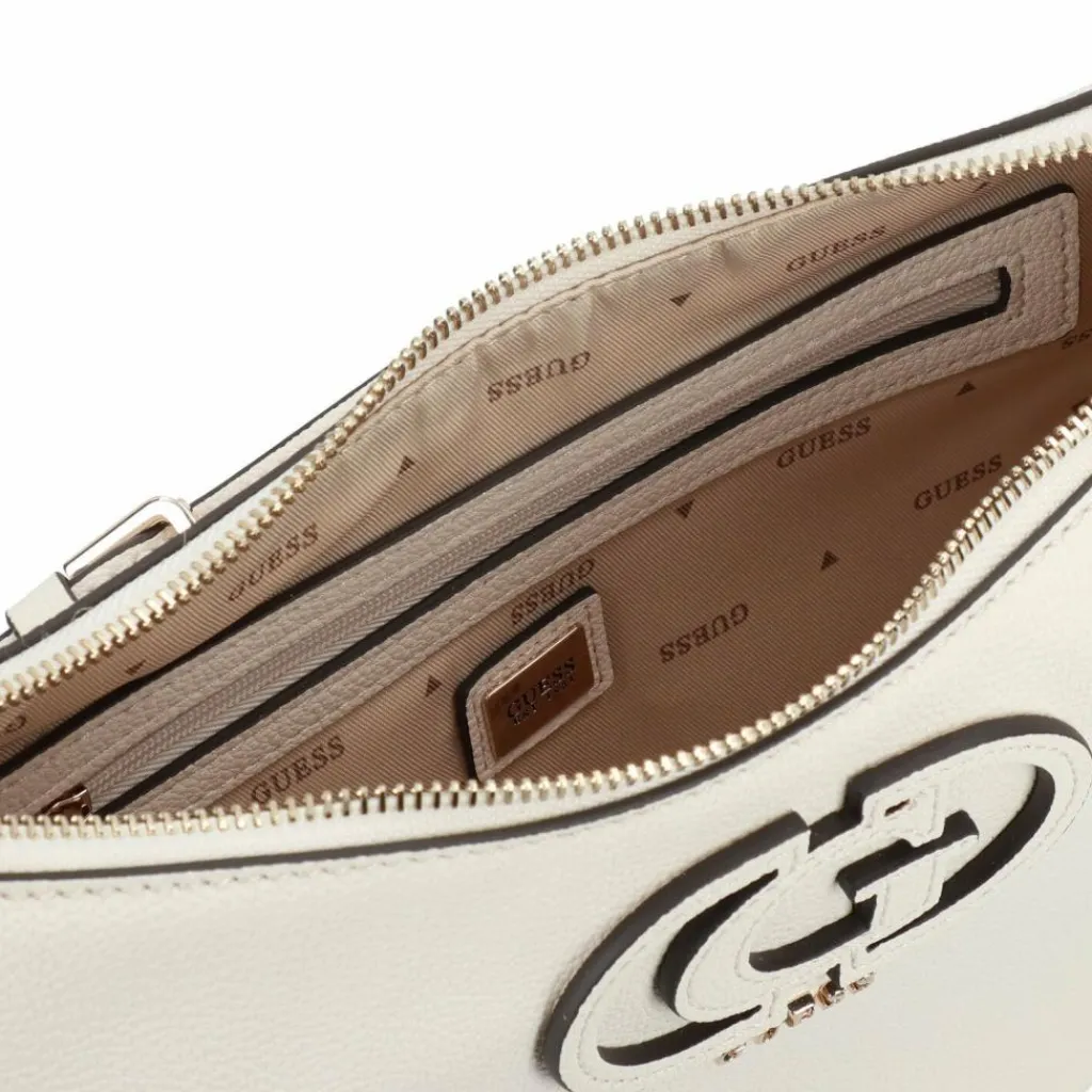 New Guess Calebra Schultertasche 24 cm off white