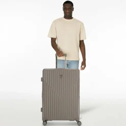 Online Guess Centennial 4 Rollen Trolley 76 cm mit Dehnfalte light coffee