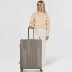 Online Guess Centennial 4 Rollen Trolley 76 cm mit Dehnfalte light coffee