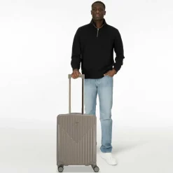 Discount Guess Centennial 4 Rollen Kabinentrolley 55.5 cm light coffee