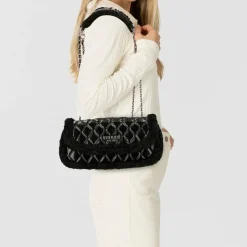 Outlet Guess Christi Schultertasche 28 cm black