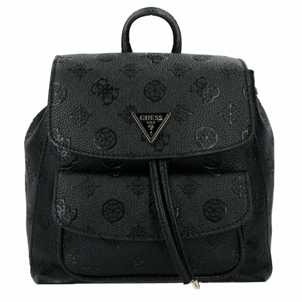 Discount Guess Cresidia City Rucksack 25 cm black logo