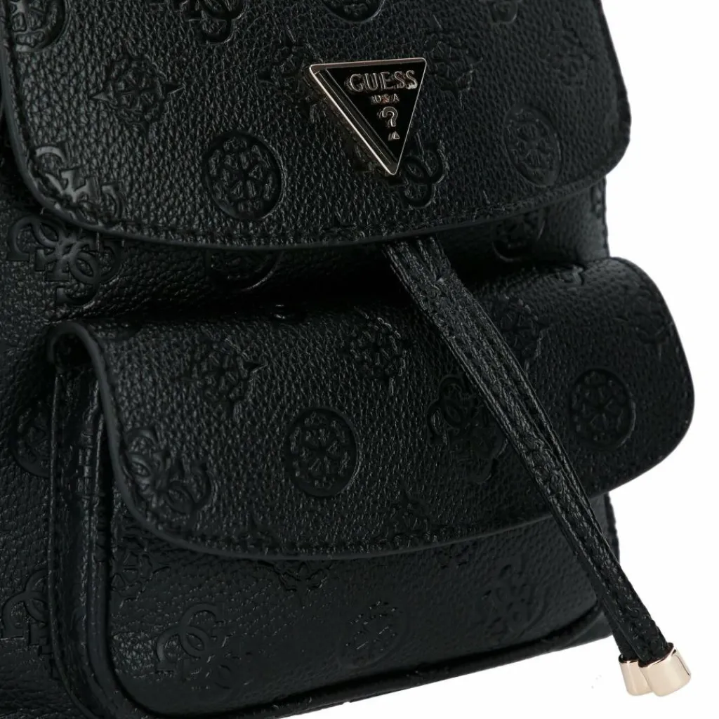 Discount Guess Cresidia City Rucksack 25 cm black logo