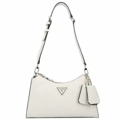 Guess Schultertaschen|Henkeltaschen<Cresidia Schultertasche 27 cm bone logo