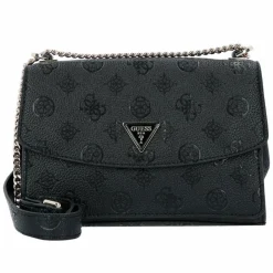 Guess Schultertaschen<Cresidia Schultertasche 24 cm black logo