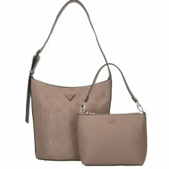 Guess Schultertaschen|Henkeltaschen<Cresidia Schultertasche 30 cm dark oak