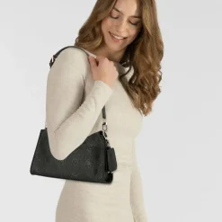 New Guess Cresidia Schultertasche 27 cm black logo