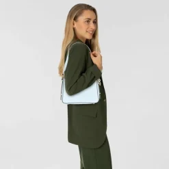 Sale Guess Daryna Schultertasche 25 cm powder blue