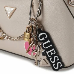New Guess Davina Schultertasche 31 cm light taupe