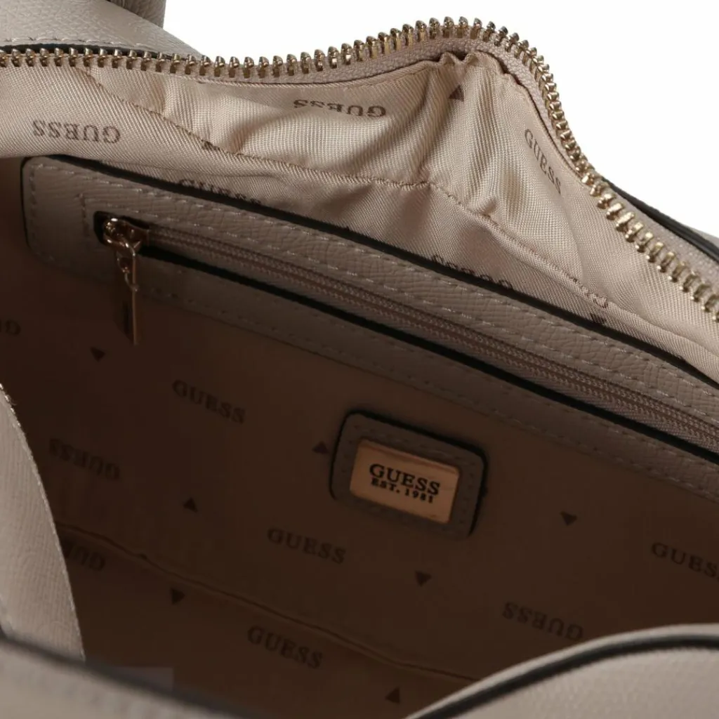 New Guess Davina Schultertasche 31 cm light taupe